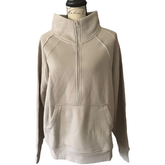 Danskin Mock Neck Mixed Rib Half Zip Pullover Jacket Size 2X - Picture 2 of 5